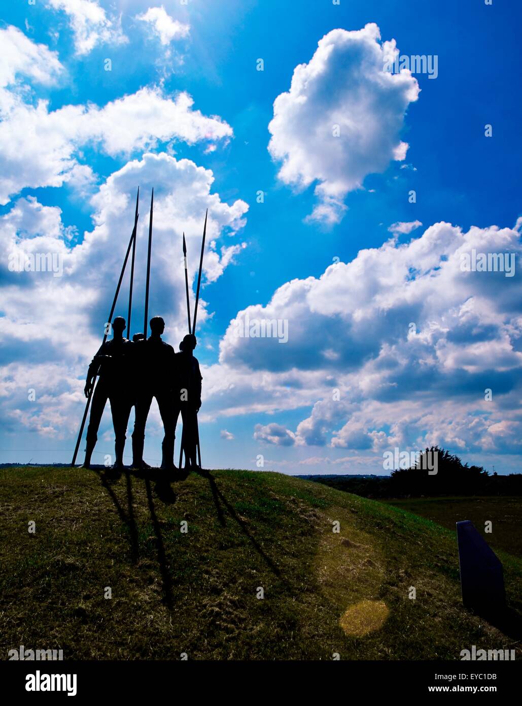 Statues commemorating the irish rebellion of 1798 hires stock