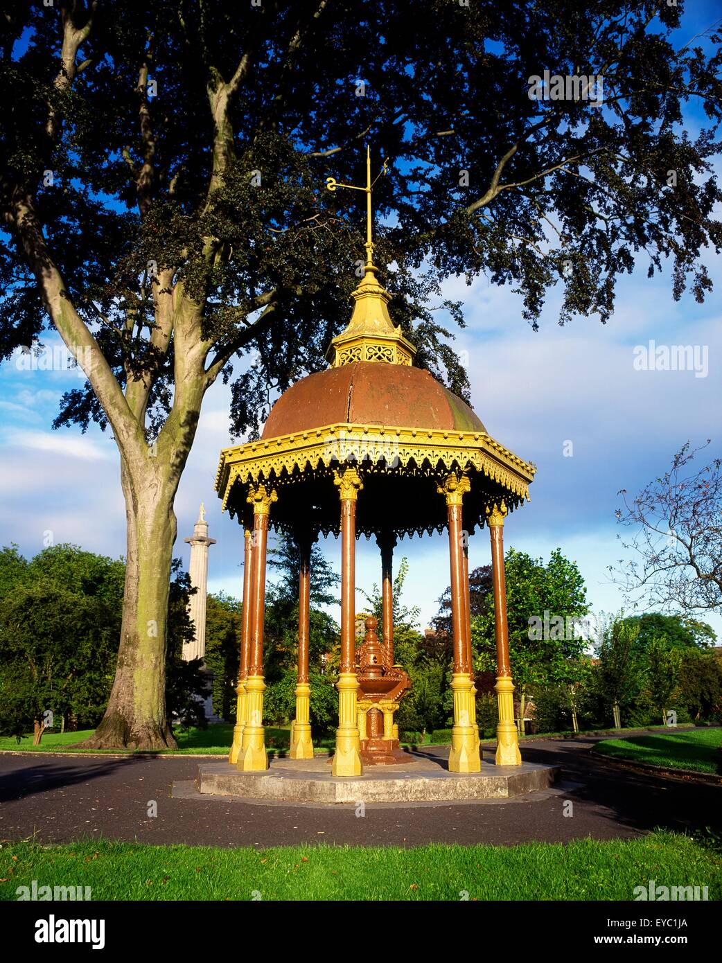 Victorian Fountain, People's Park, Limerick, Co Limerick, Ireland Stock