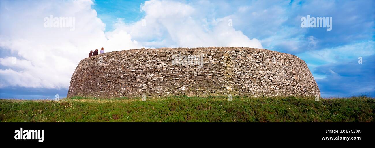 Celtic Archaeology, Grianan Of Aileach, Donegal/Derry Border Stock Photo