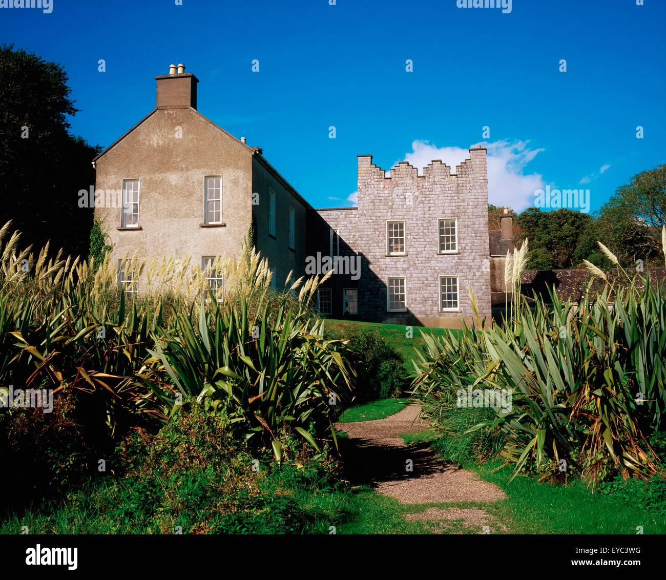 Derrynane House, Caherdaniel, Ring Of Kerry, Co Kerry, Ireland Stock