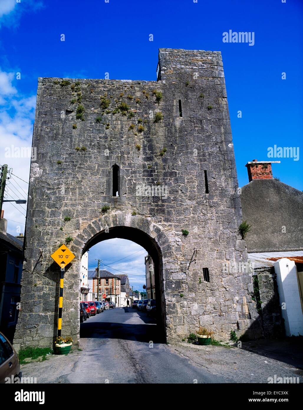Blossom Gate, Kilmallock, Co Limerick, Ireland; Sole Surviving Gate Of The Medieval Town Wall Stock Photo