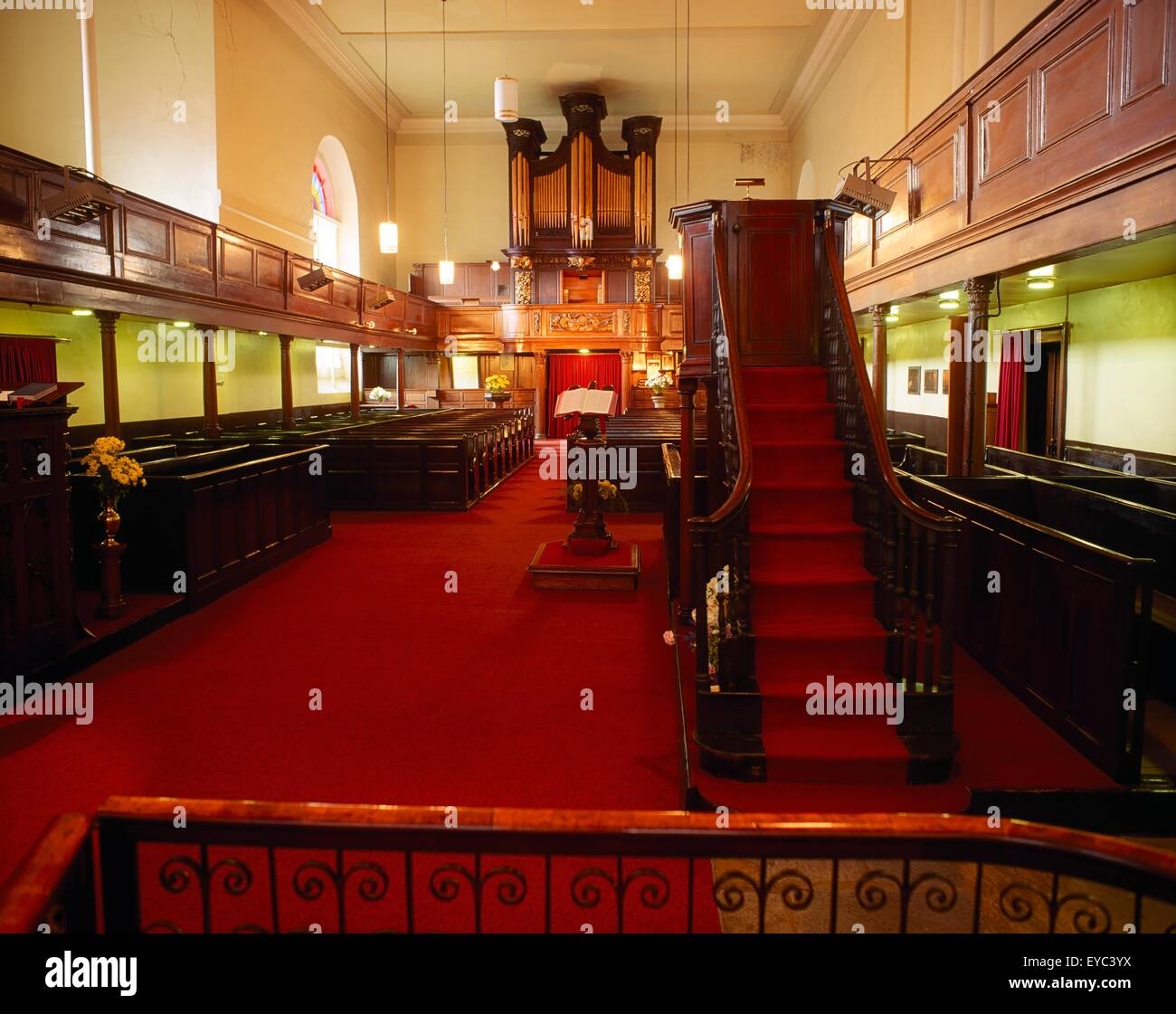 St. Michan's Church, Co Dublin, Ireland; Church Interior Stock Photo ...