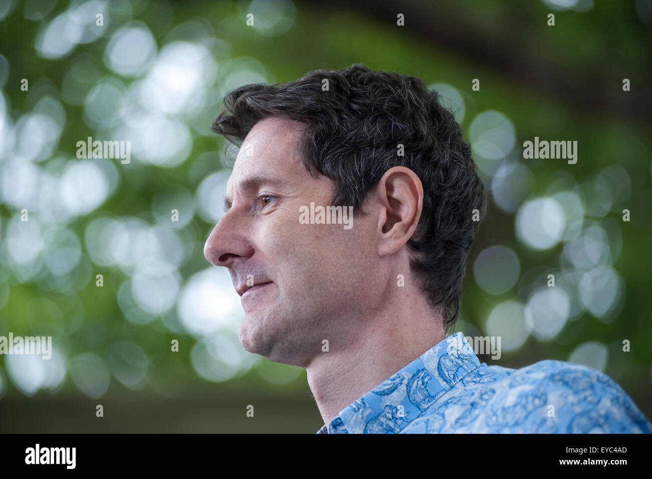 British academic and science communicator, Trevor Cox, appearing at the Edinburgh International Book Festival. Stock Photo