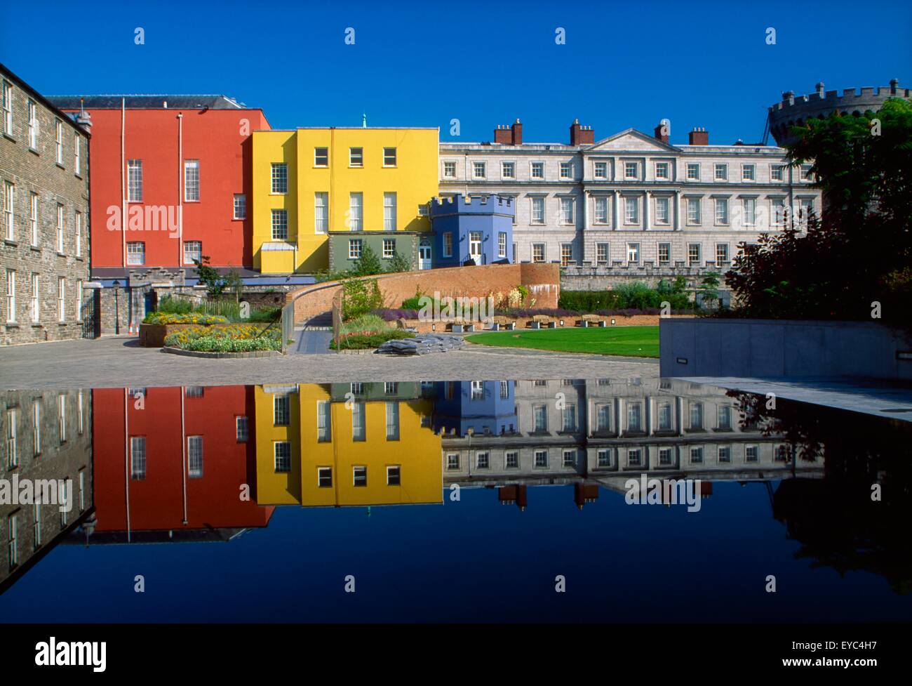 Dublin Castle, Dublin, Ireland; Governmental Buildings Stock Photo