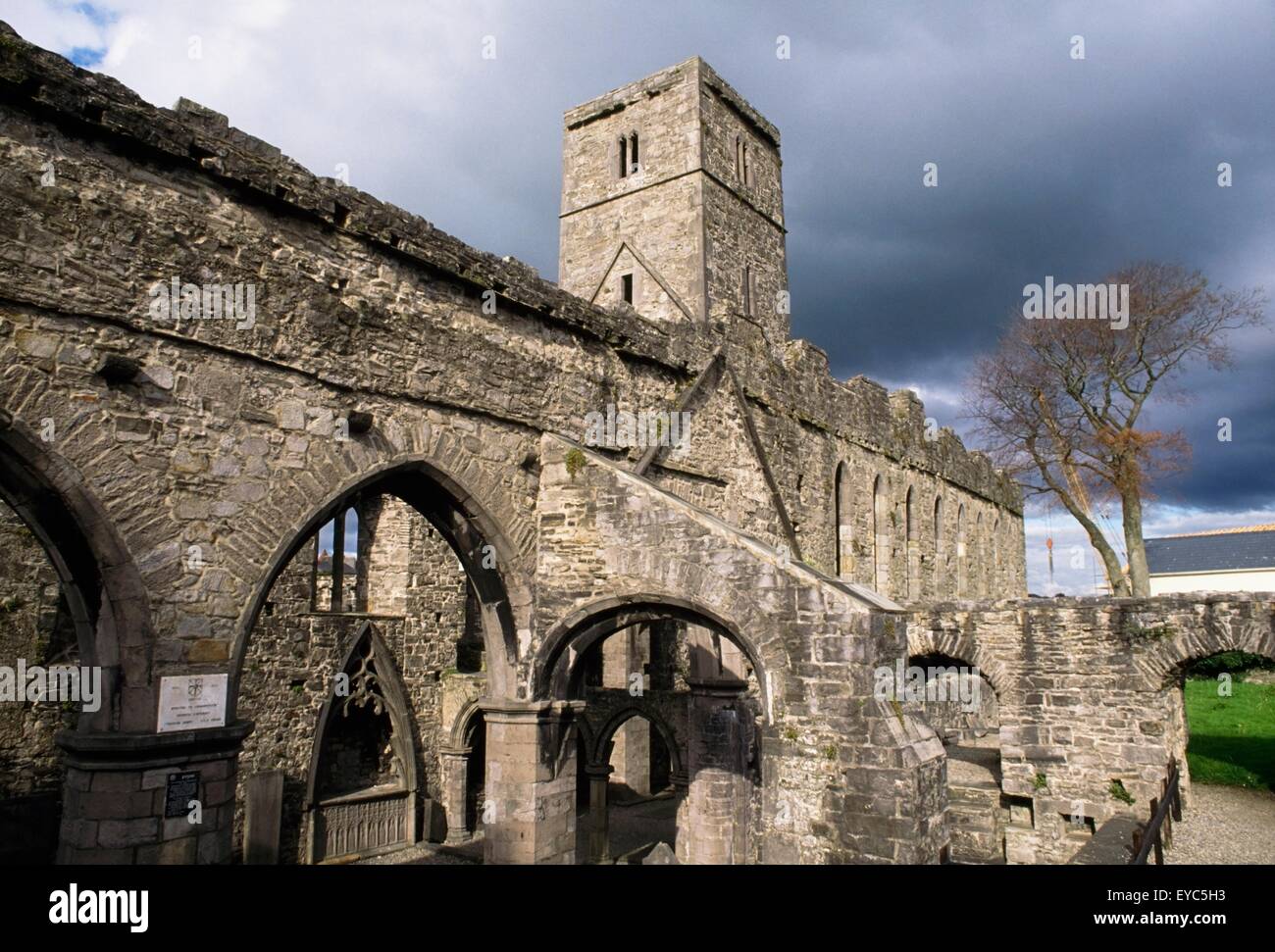 Sligo Abbey, Sligo, Co Sligo, Ireland; Abbey Originally Built In 1253 By The Order Of Maurice Fitzgerald Stock Photo