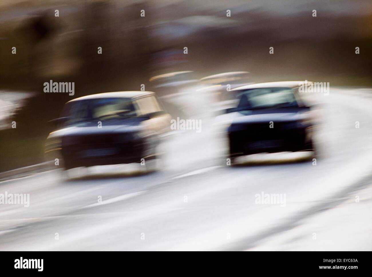 Irish Roads; Cars On The Road In Ireland Stock Photo Alamy
