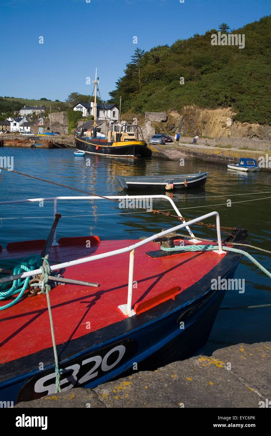 Arthurstown Pier, County Wexford, Ireland; Pier In Fishing Village