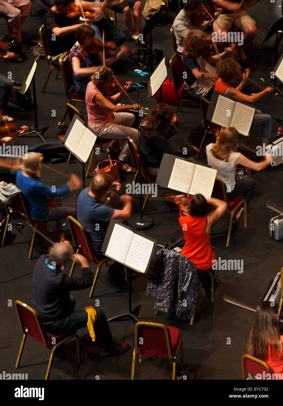 Violin section hires stock photography and images Alamy