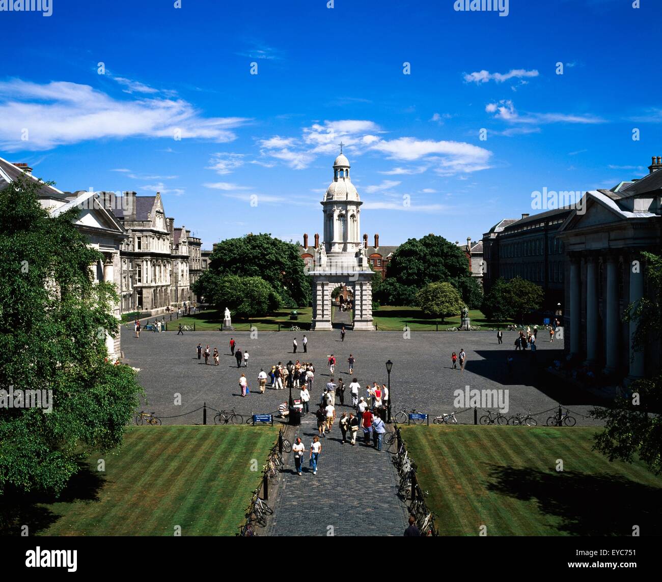 Trinity College, Dublin City, County Dublin, Ireland Stock Photo