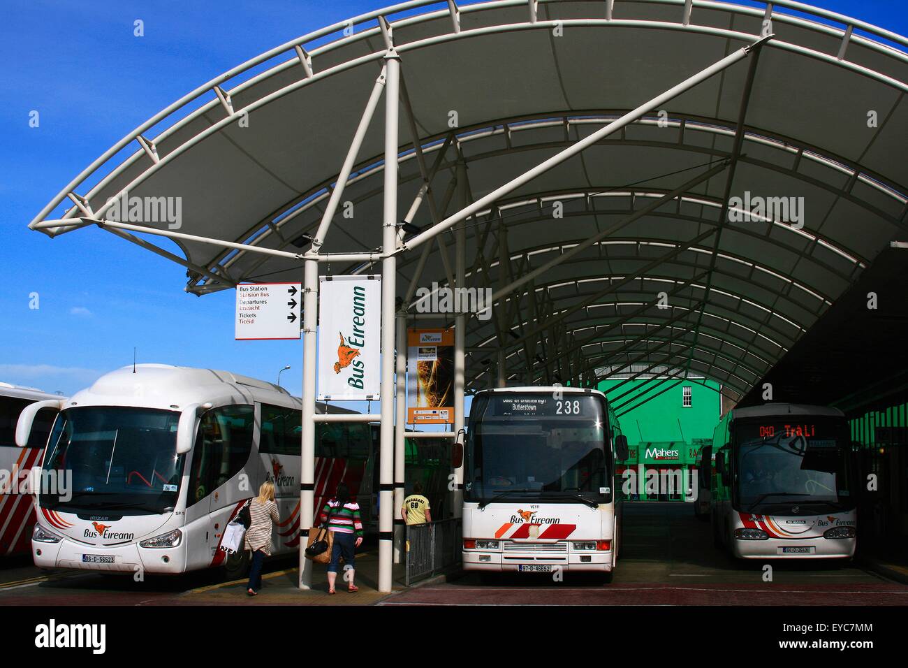 Cork City, County Cork, Ireland; Bus Station Stock Photo Alamy