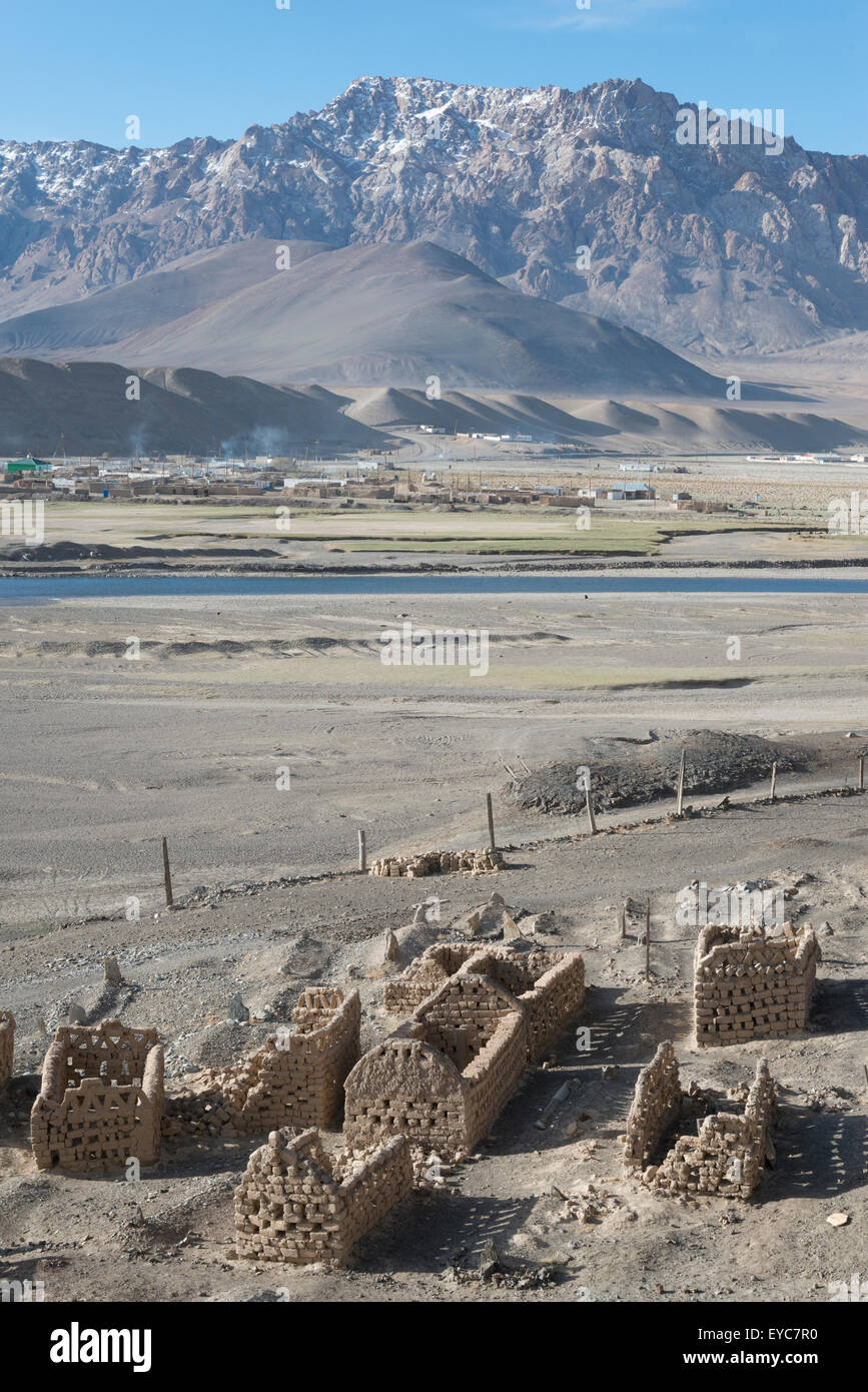 The Pamir Highway. Tajikistan. Central Asia. Stock Photo