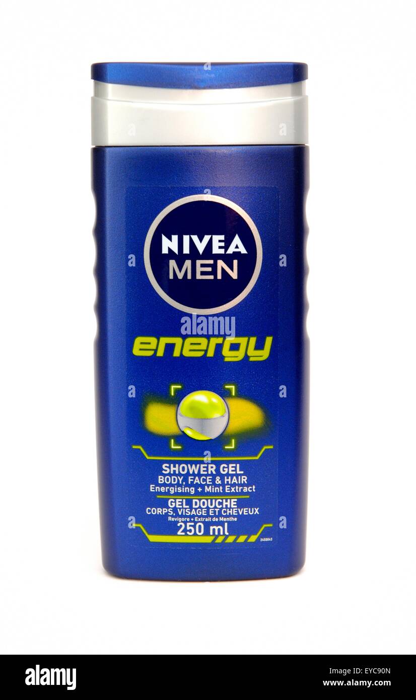 Nivea men energy shower gel Stock Photo - Alamy