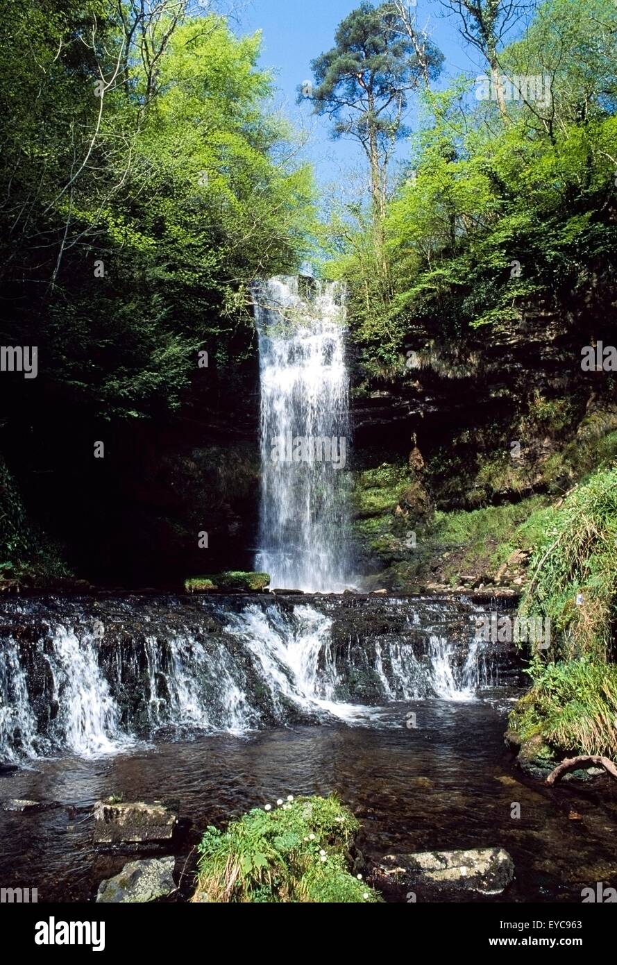 Glencar Waterfall, Co Sligo, Ireland; W.B. Yeats Made This Waterfall Famous In His Poem The Stolen Child Stock Photo