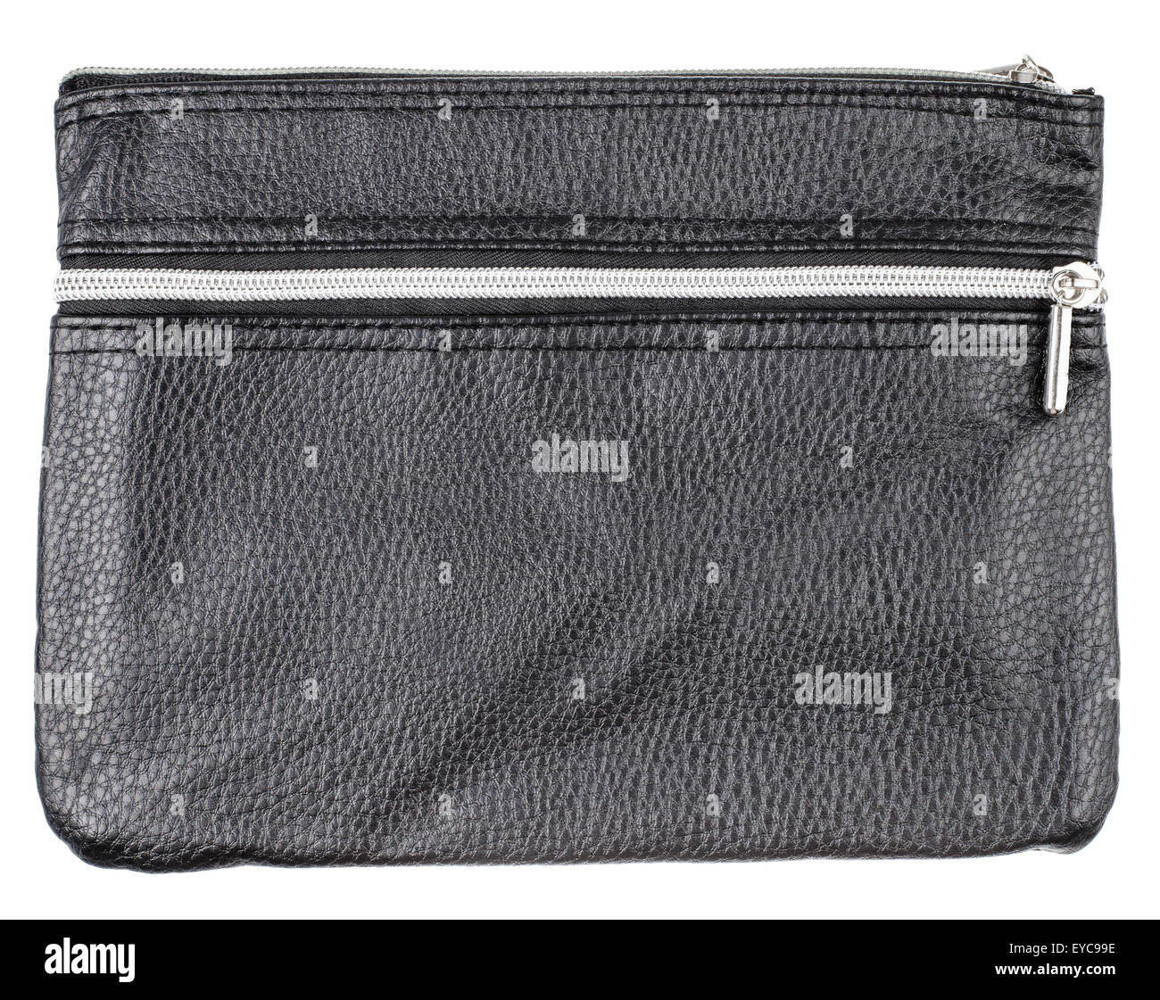 the black wallet isolated on white background Stock Photo - Alamy