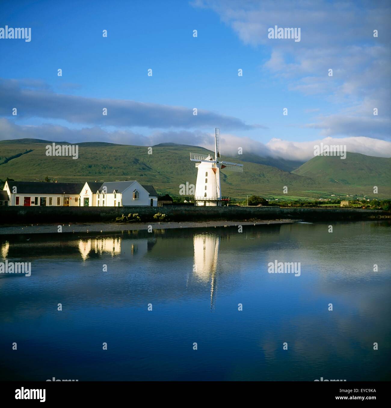 Blennerville Windmill, Blennerville, Co Kerry, Ireland; Tower Mill Built By Sir Rowland Blennerhassett In 1800 Stock Photo