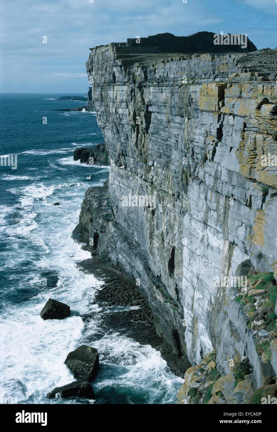 High angle view of dun aengus hi-res stock photography and images - Alamy