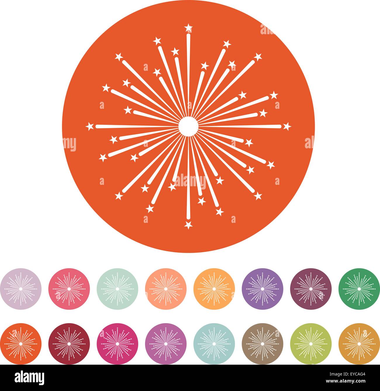 Firework icon. Holiday symbol. Flat Stock Vector Image & Art - Alamy