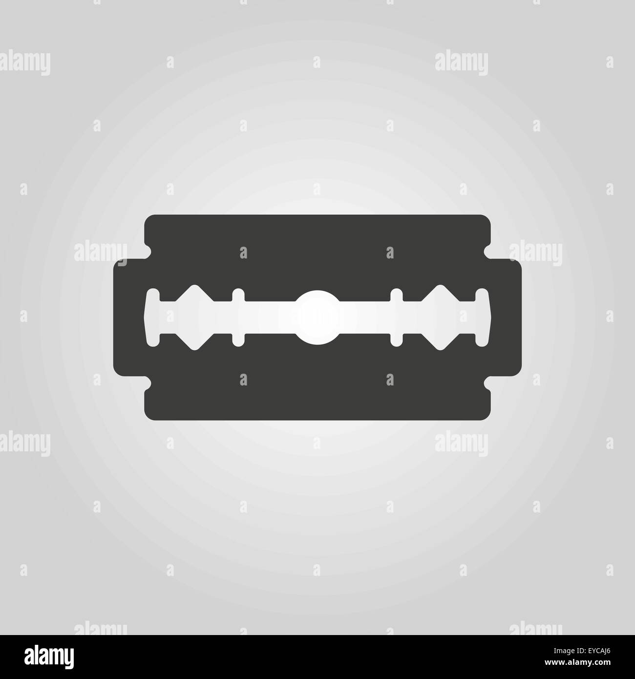 The blade razor icon. Shaver symbol. Flat Stock Vector Image & Art - Alamy