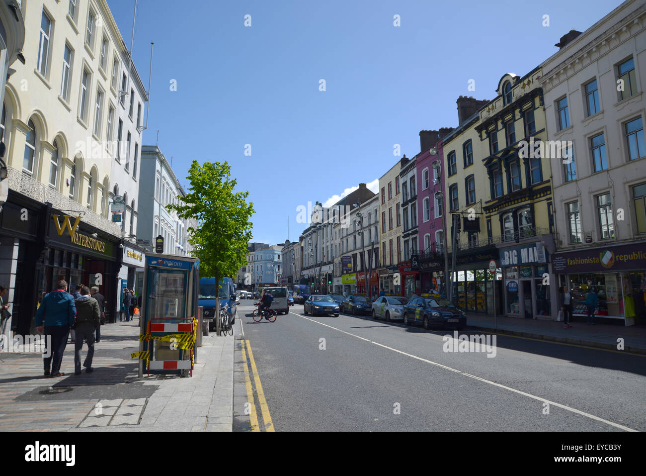Street seen in Cork, Southern Ireland Stock Photo
