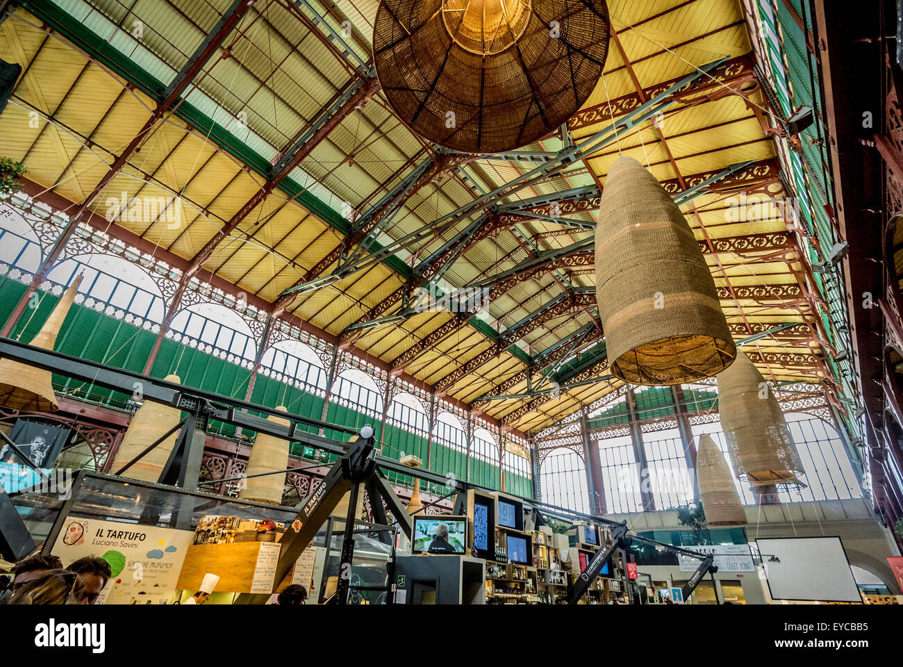 Mercato Centrale indoor market. Florence, Italy. Stock Photo
