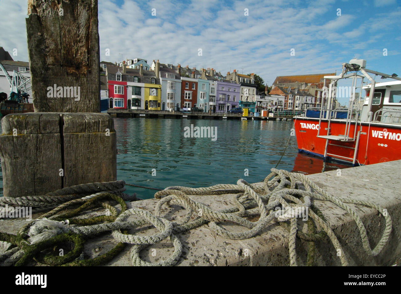 Old harbour in Weymouth, Dorset, England Stock Photo Alamy