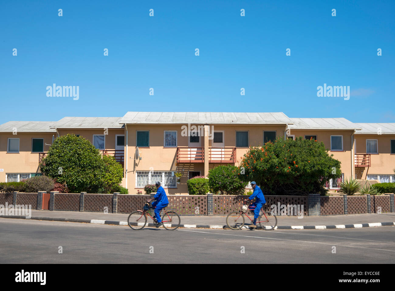 Walvis Bay, Namibia, Africa residential homes Stock Photo