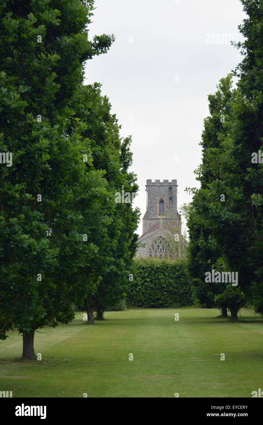 East Ruston vicarage gardens, Norfolk 2015 Stock Photo