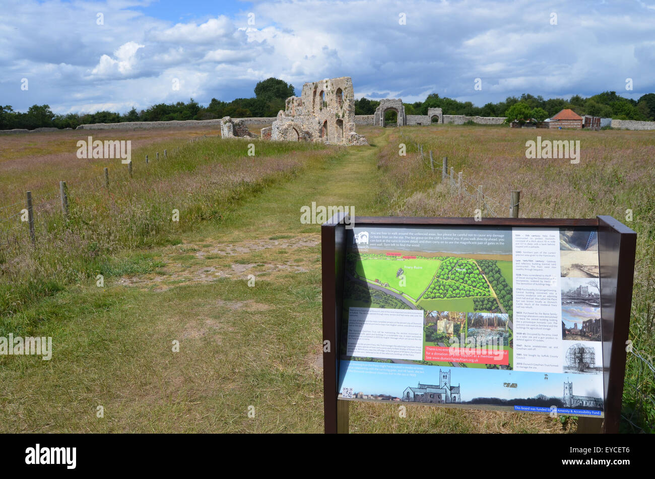 Dunwich Greyfriars Abbey, Dunwich, Suffolk 2015 UK Stock Photo Alamy