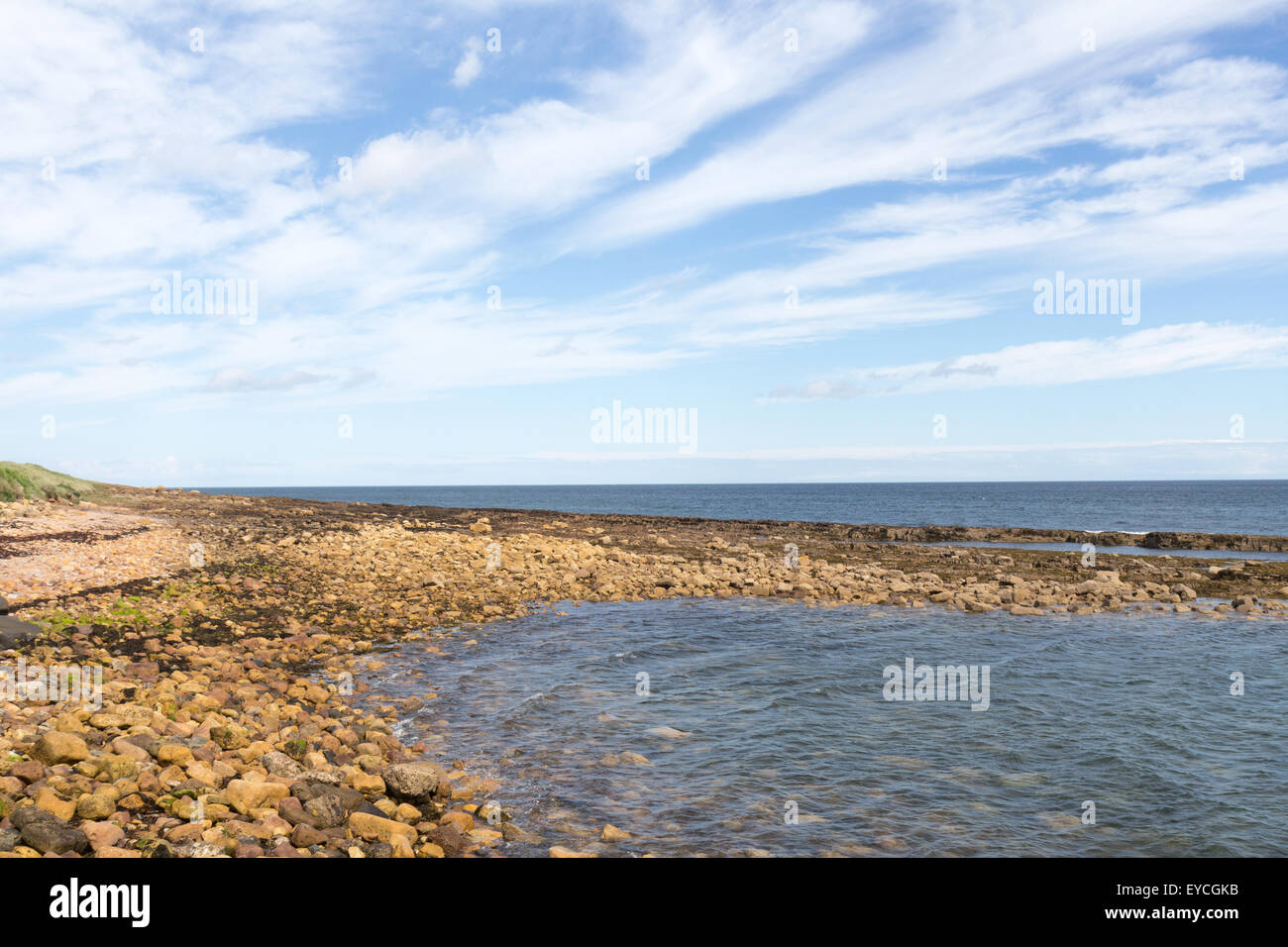 Beadnell Bay, Northumberland Stock Photo - Alamy