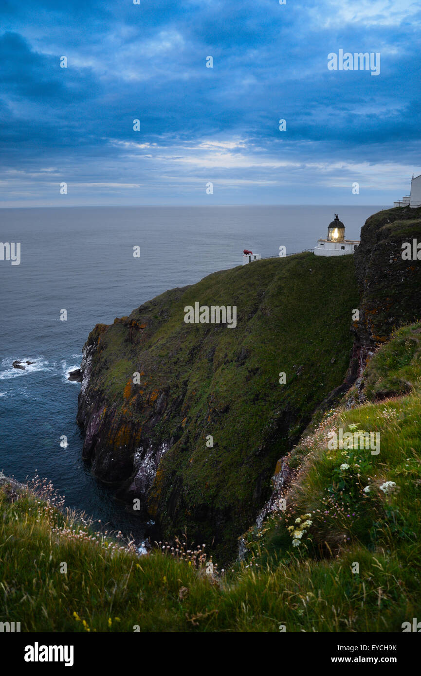 Evening at St Abbs Head on the south east coast of Scotland Stock Photo