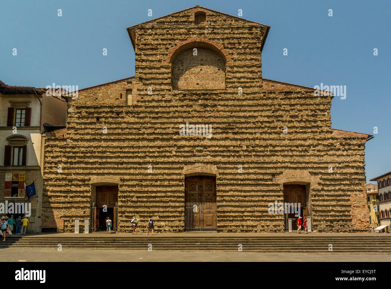 Basilica di San Lorenzo. Renaissance Church and burial place principal members of the Medici family. Florence, Italy. Stock Photo