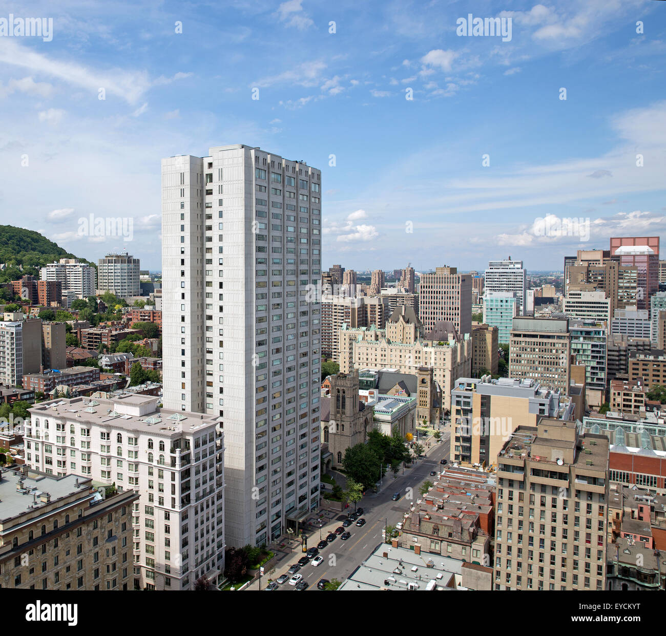 View of Montreal city Stock Photo