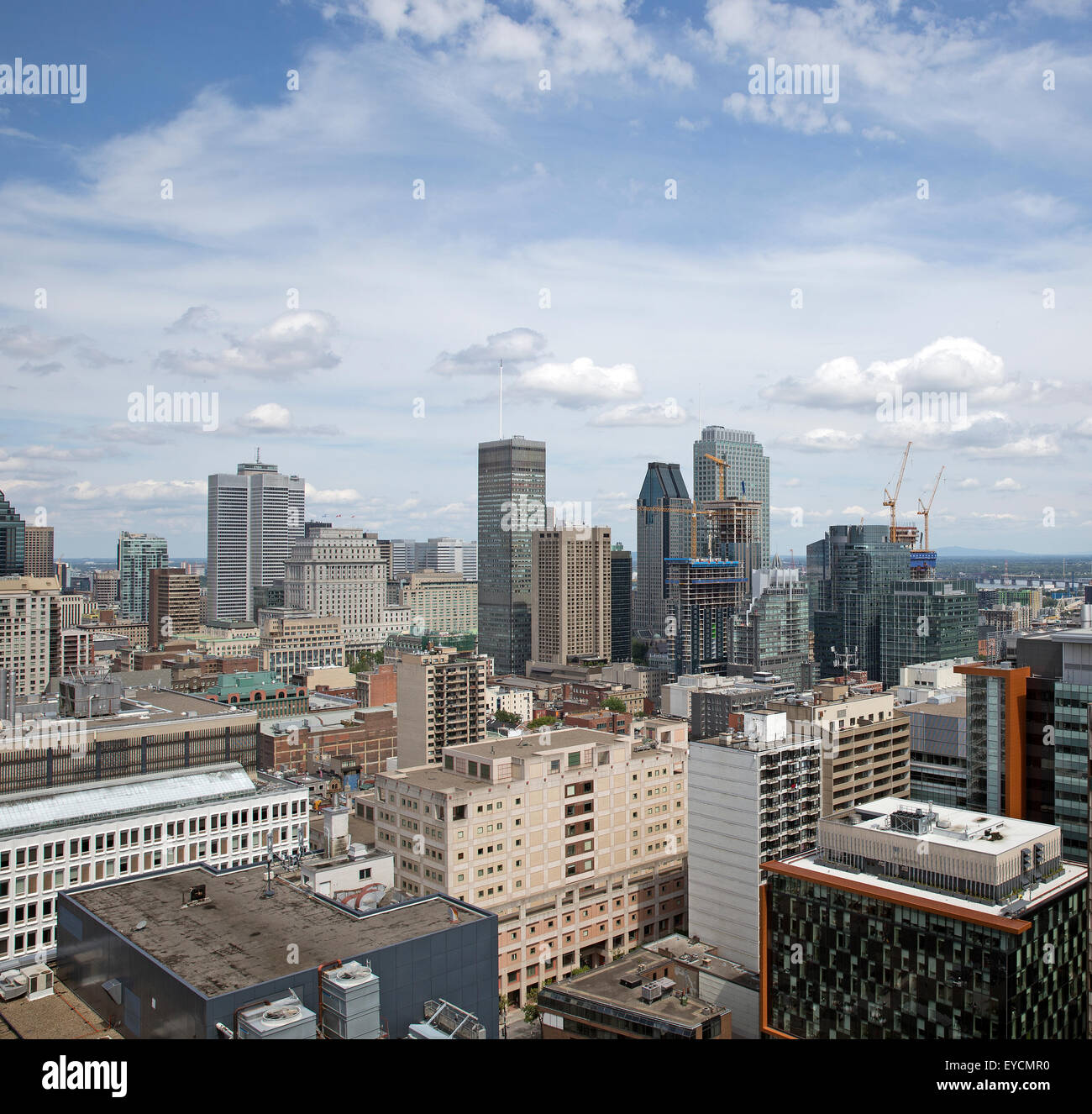 View of Montreal city Stock Photo