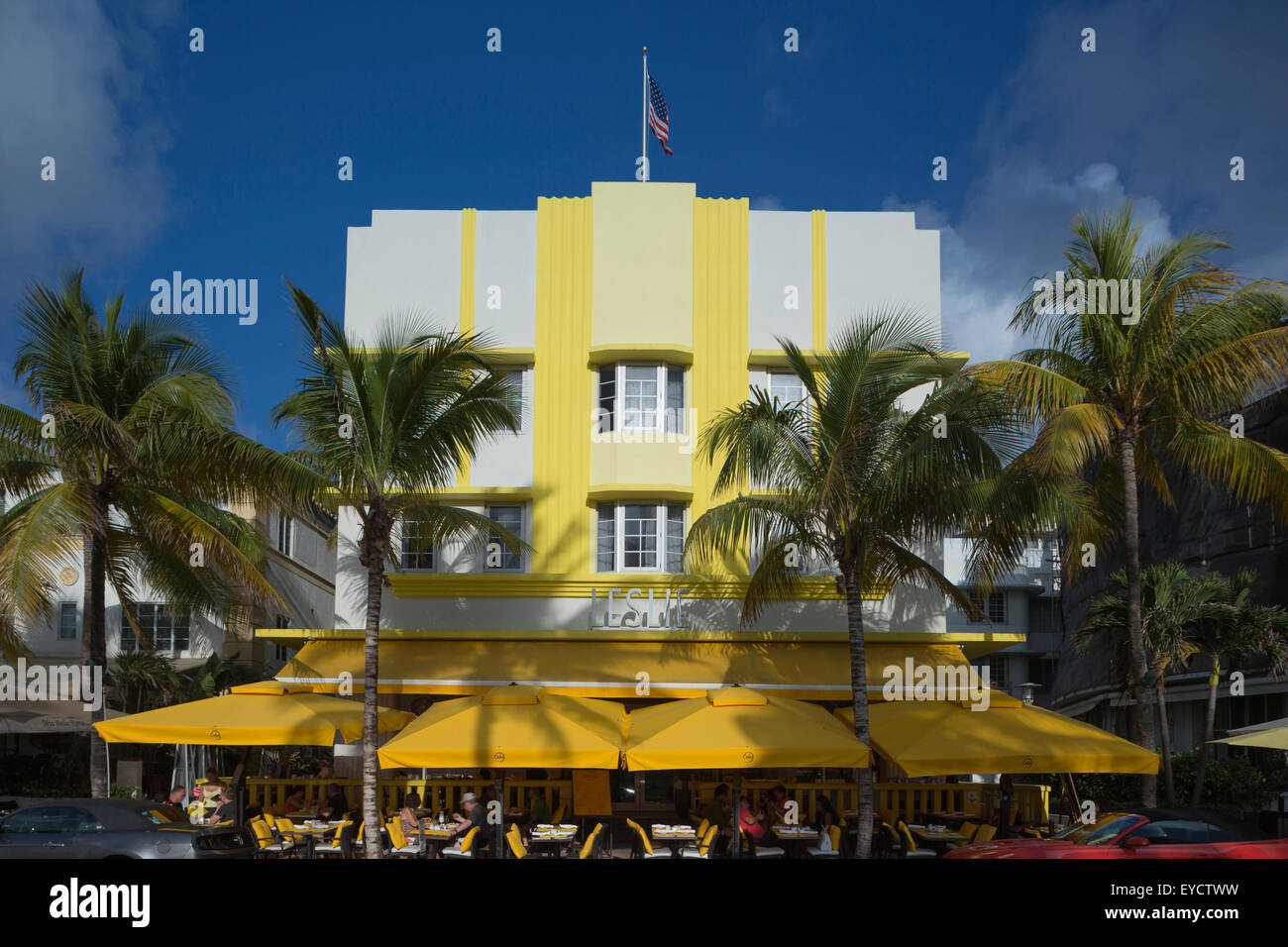 LESLIE HOTEL (© ALBERT ANIS 1937) OCEAN DRIVE SOUTH BEACH MIAMI BEACH ...