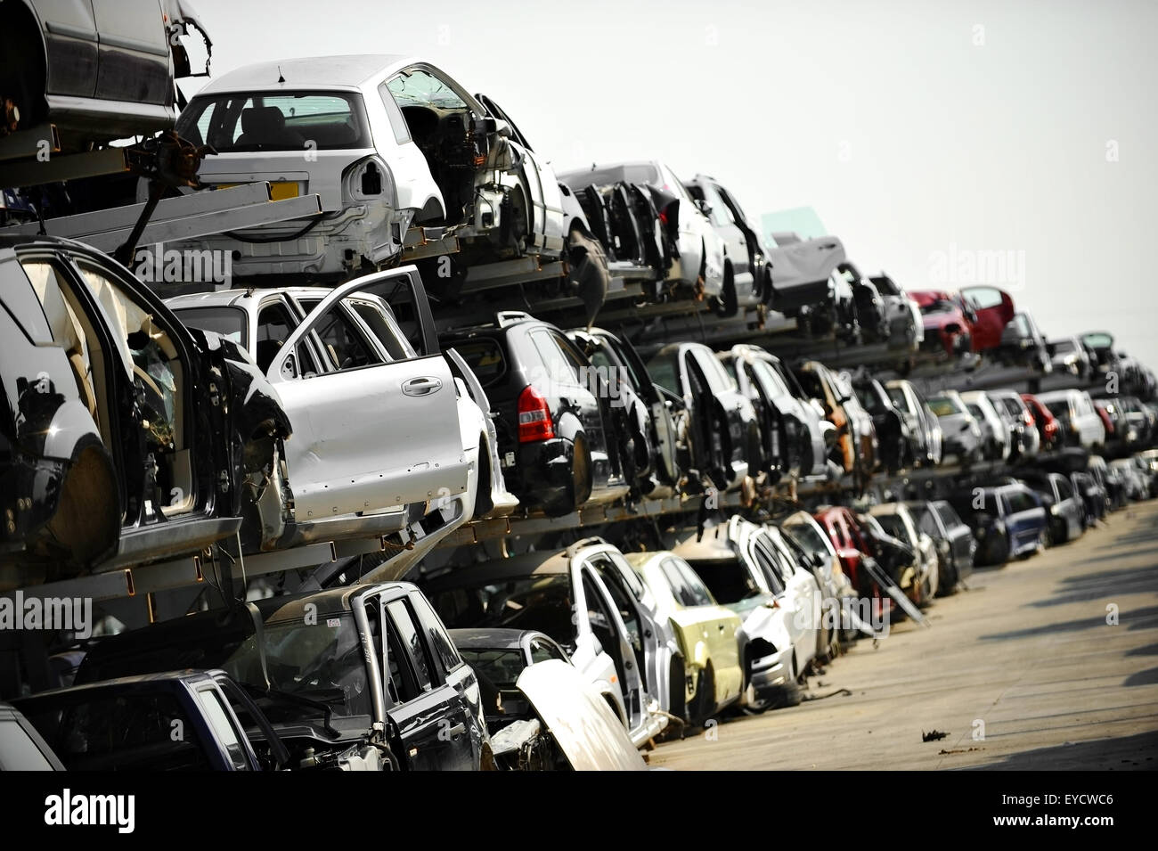 Car junkyard hires stock photography and images Alamy