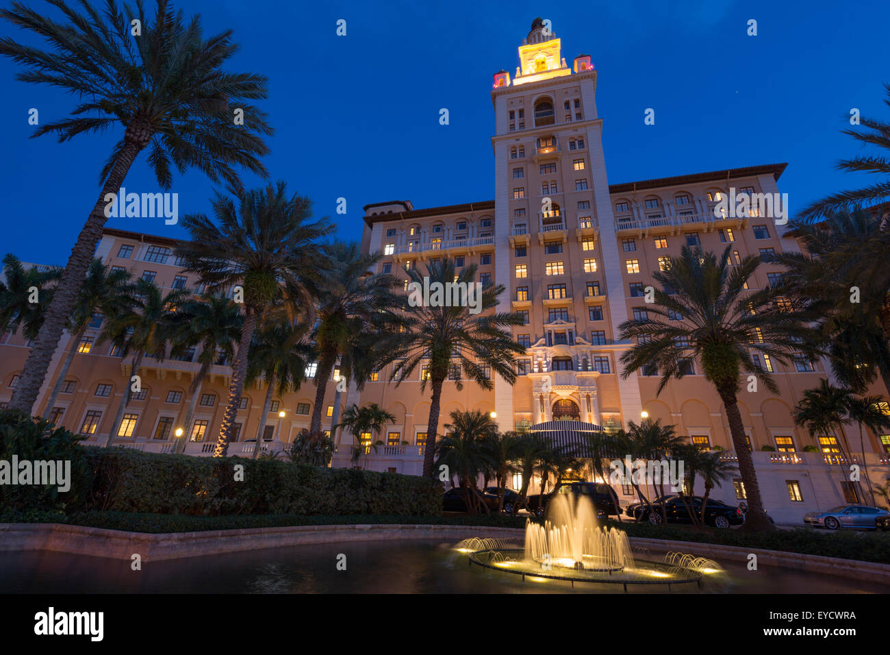 ENTRANCE FOUNTAIN HISTORIC BILTMORE HOTEL (©SHULTZE & WEAVER 1926 ...