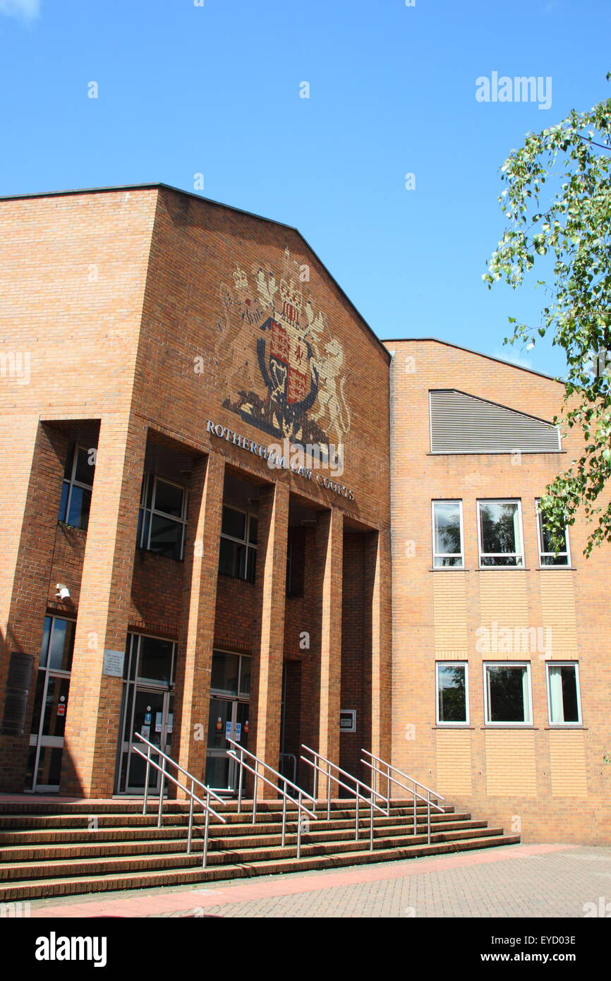 Exterior view of Rotherham Law Courts, Rotherham, South Yorkshire