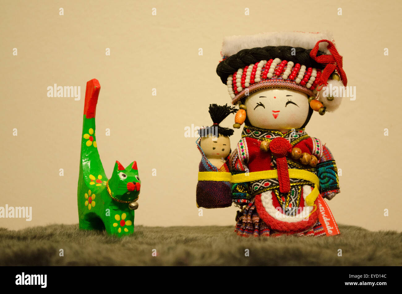 chinese cat doll