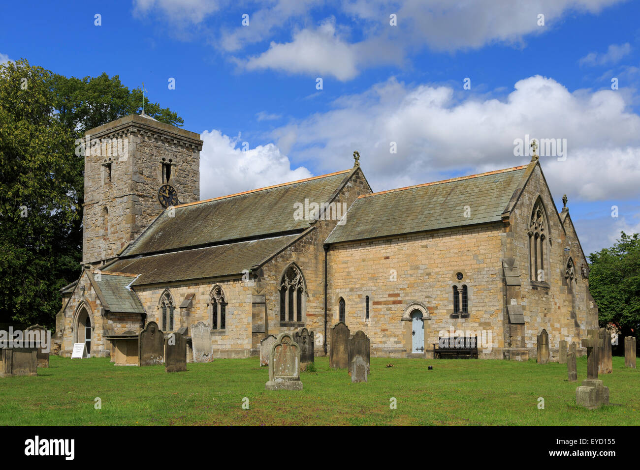 All Saints Church, Hovingham, North Yorkshire Stock Photo - Alamy