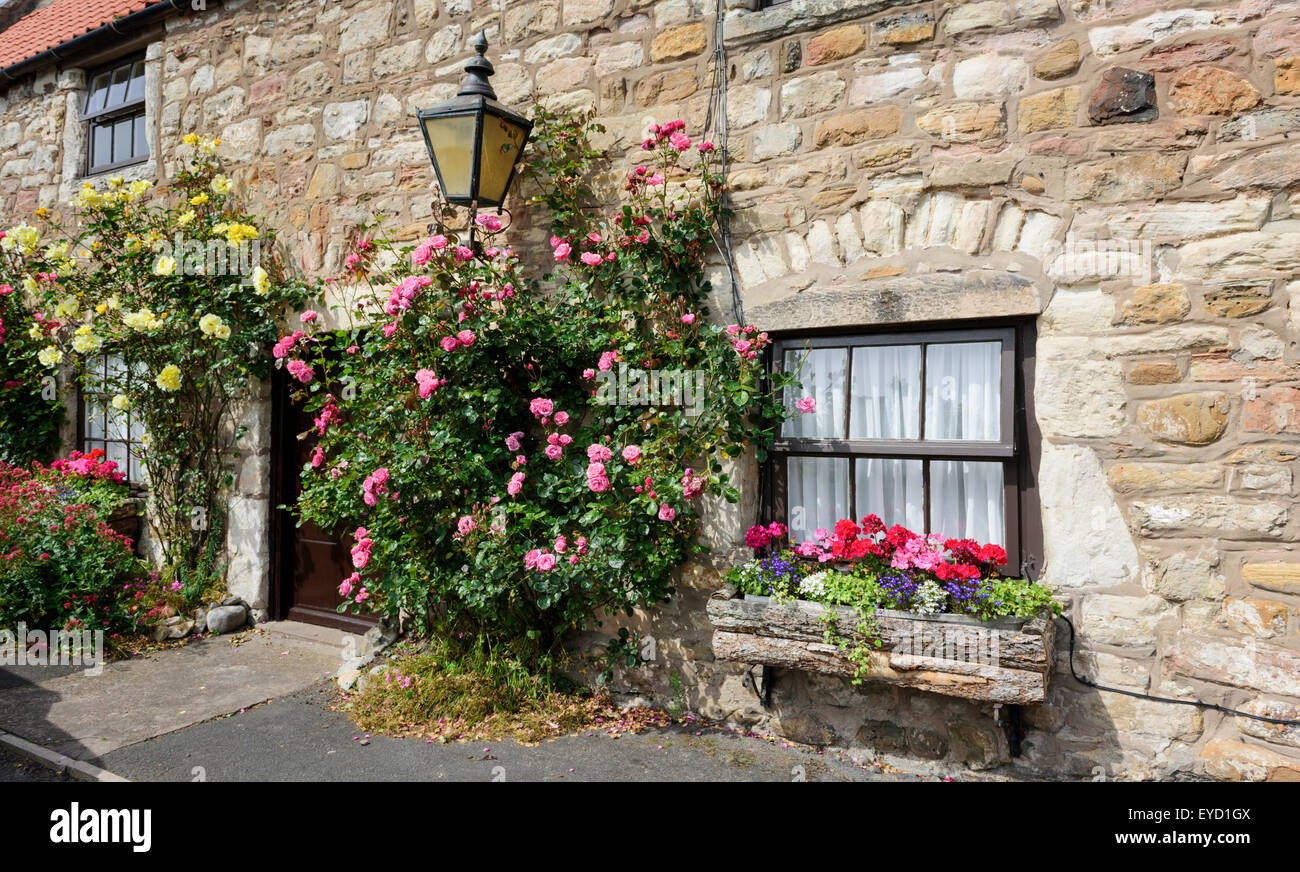 Rose Cottage Stock Photo Alamy