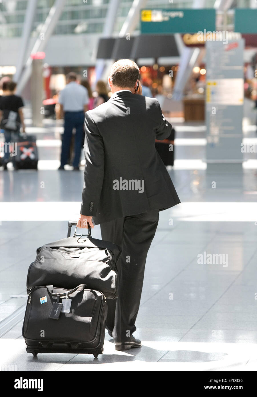 Duesseldorf airport Stock Photo