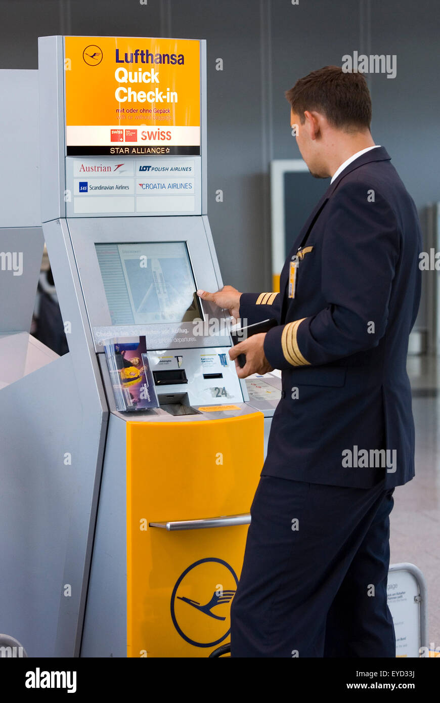 Duesseldorf airport Stock Photo