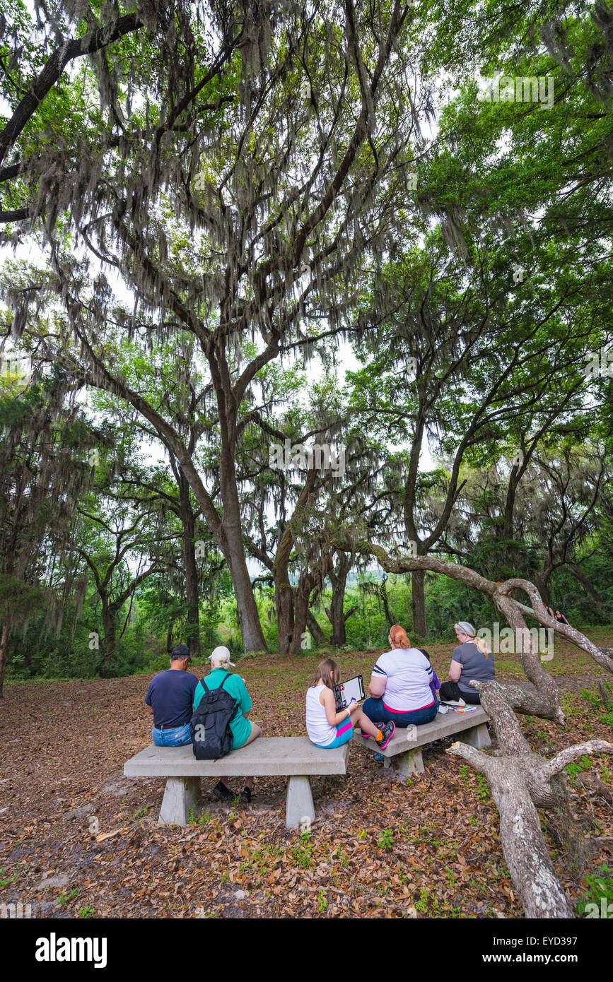 Kanapaha Spring Garden Festival in Gainesville Florida Stock Photo Alamy