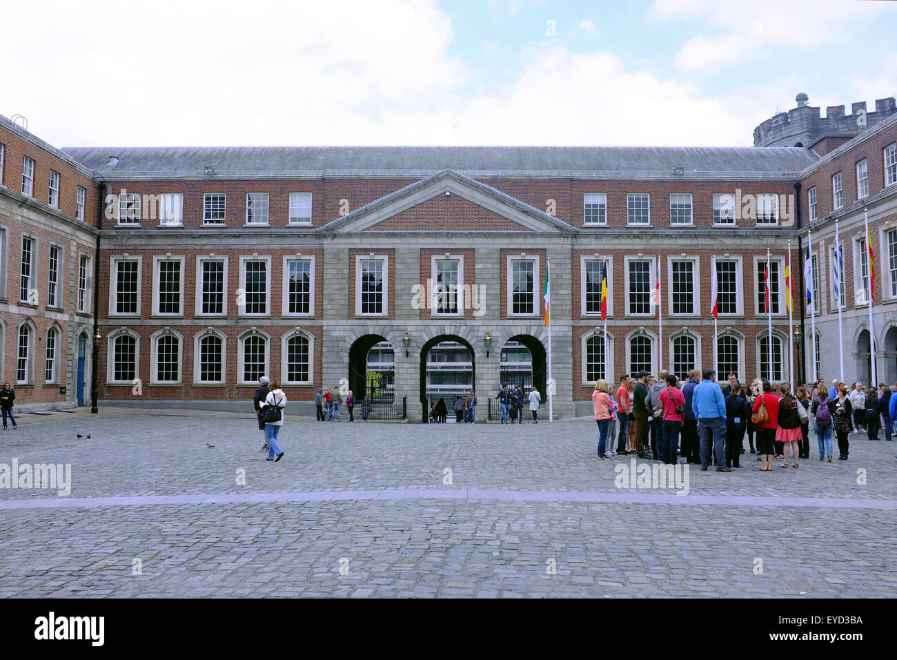 State Apartments in the Dublin Castle upper yard Stock Photo Alamy