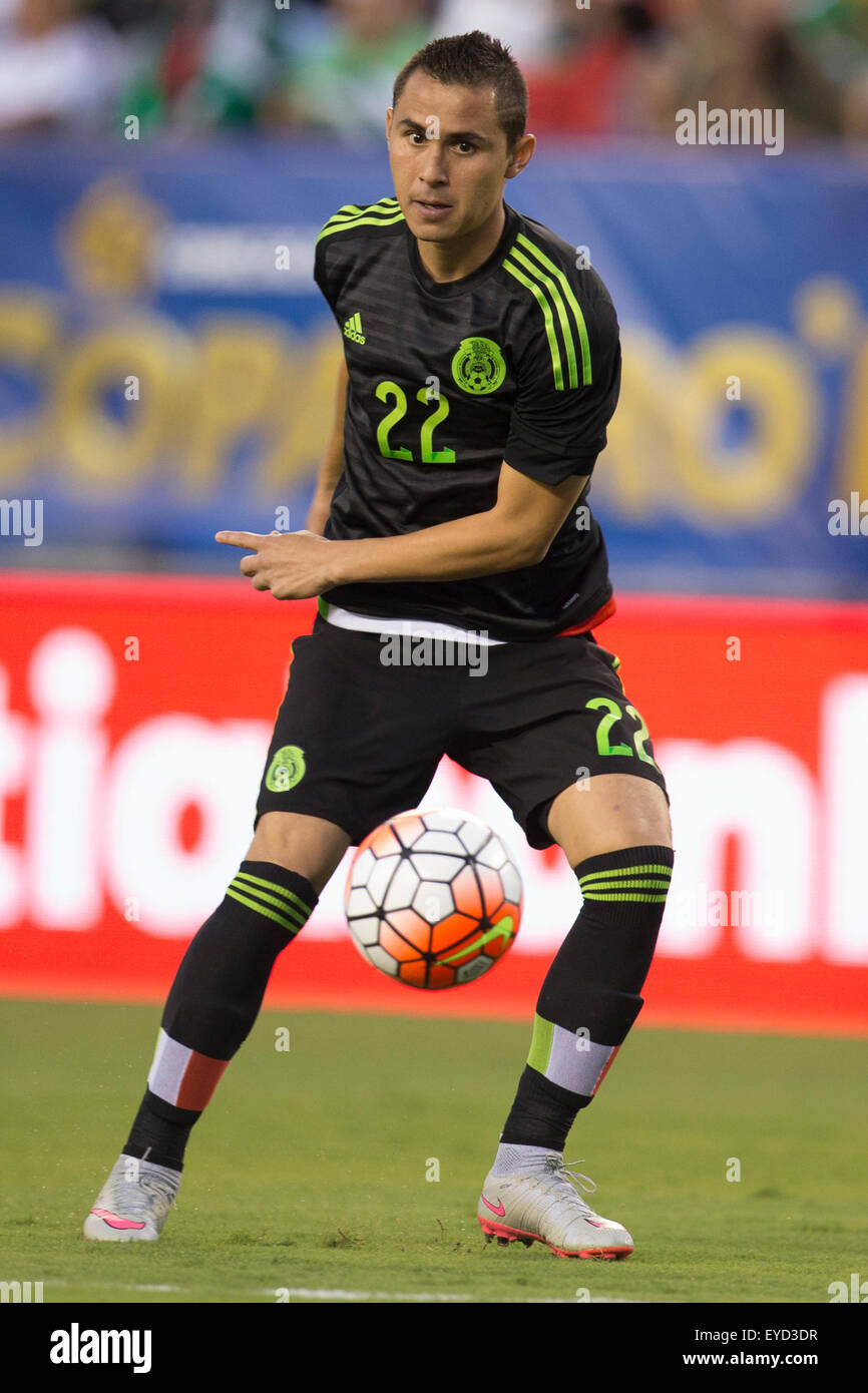 July 26, 2015: Mexico defender Paul Aguilar (22) in action during the CONCACAF Gold Cup 2015 Final match between Jamaica and Mexico at Lincoln Financial Field in Philadelphia, Pennsylvania. Mexico won 3-1. Christopher Szagola/CSM Stock Photo