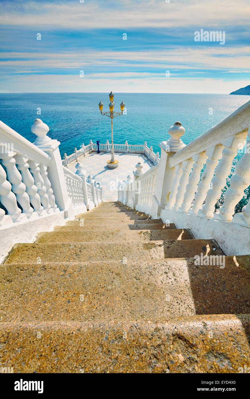 Mediterranean sea balcony hi-res stock photography and images - Alamy
