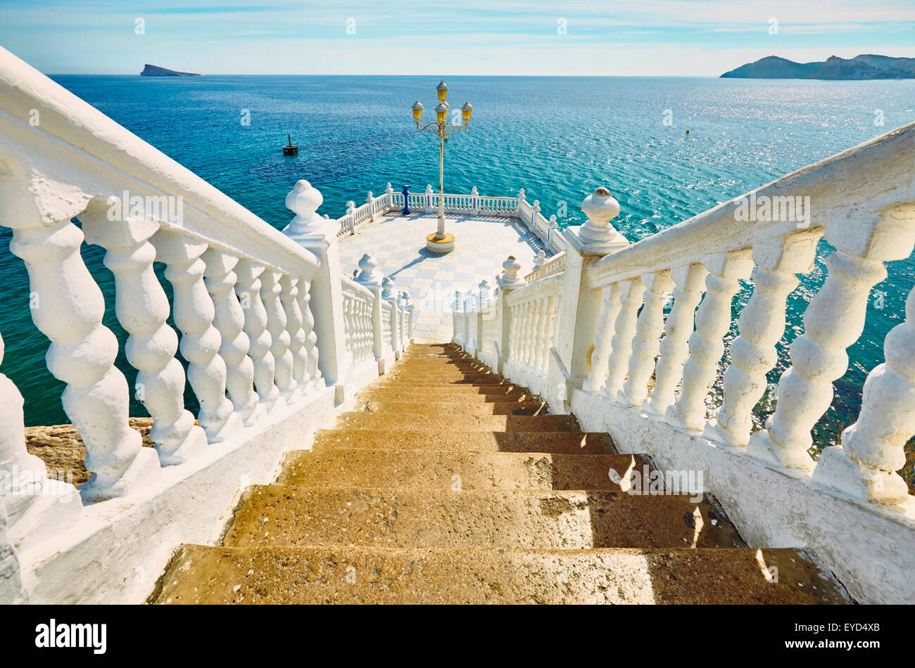 Mediterranean sea balcony hi-res stock photography and images - Alamy