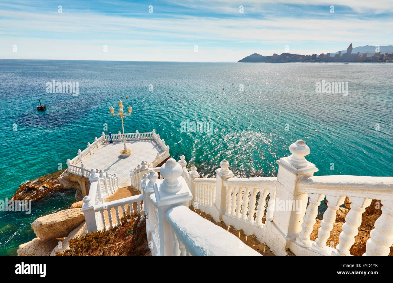 Mediterranean sea balcony hi-res stock photography and images - Alamy