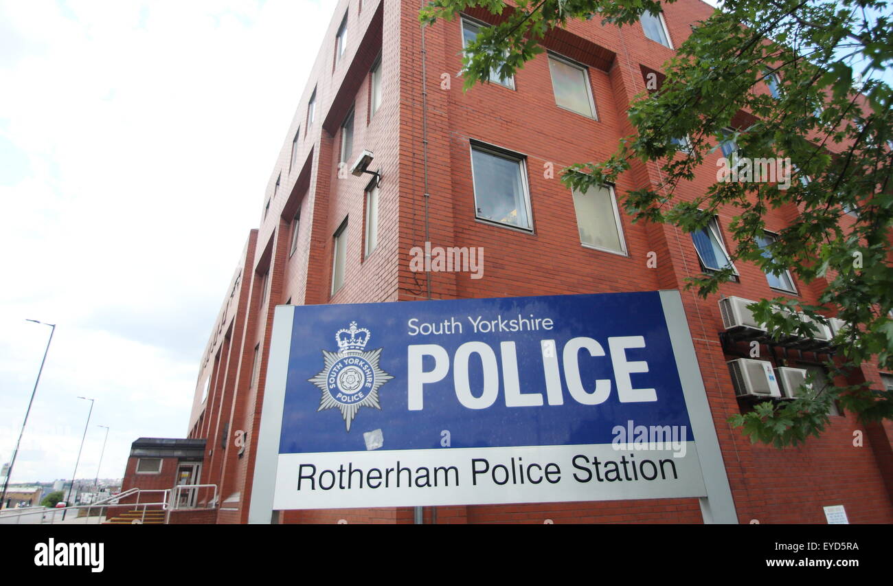 Rotherham police station, Main Street, South yorkshire, England UK Stock Photo