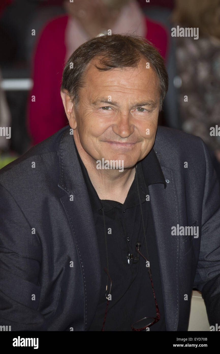 German ZDF TV Talkshow Markus Lanz At Fernsehmacher-Studio Featuring